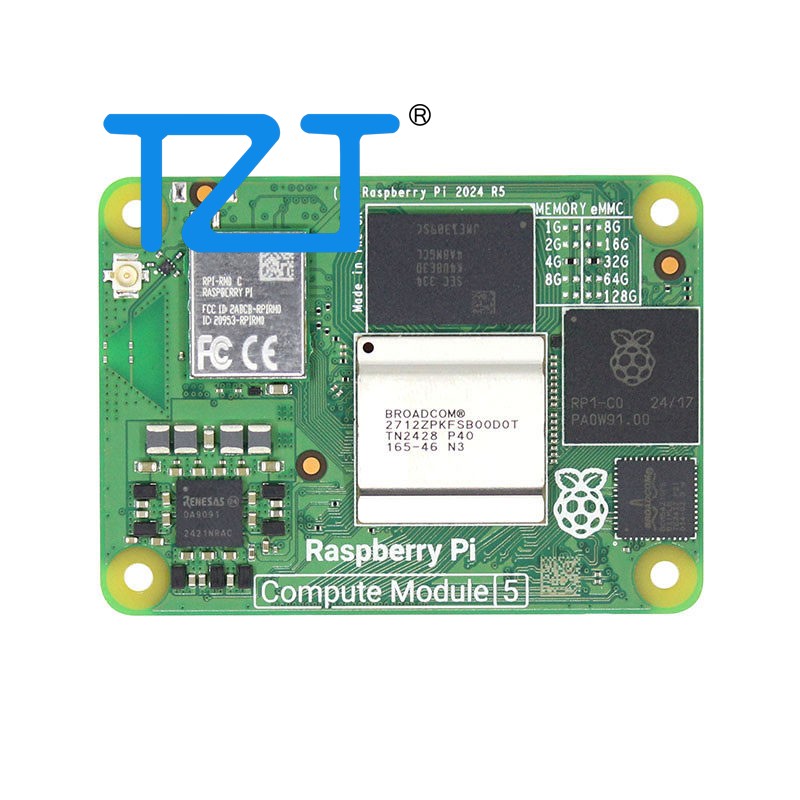 Raspberry Pi 5 8Gb Kit - TZT Compute Module 5 Bluetooth5.0 4-Core