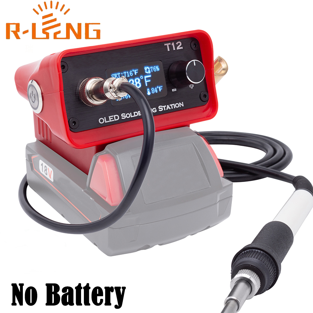 Soldering Station T12 Oled - OLED T12 Soldering Iron Station Adjustable