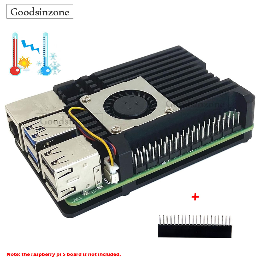 Raspberry Pi 5 8Gb Kit - Raspberry Pi 5 Aluminum Alloy Armor
