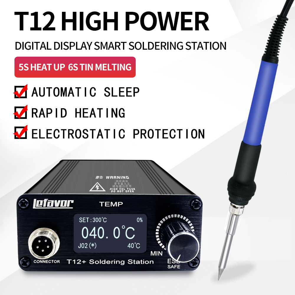 Soldering Station T12 Oled - T12+ Soldering Station Soldering iron 1.3inch