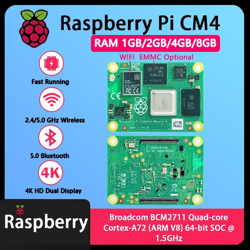 Raspberry Pi CM4 1GB/2GB/4GB/8 - Raspberry Pi Compute Module 4 8Gb 32Gb review and price