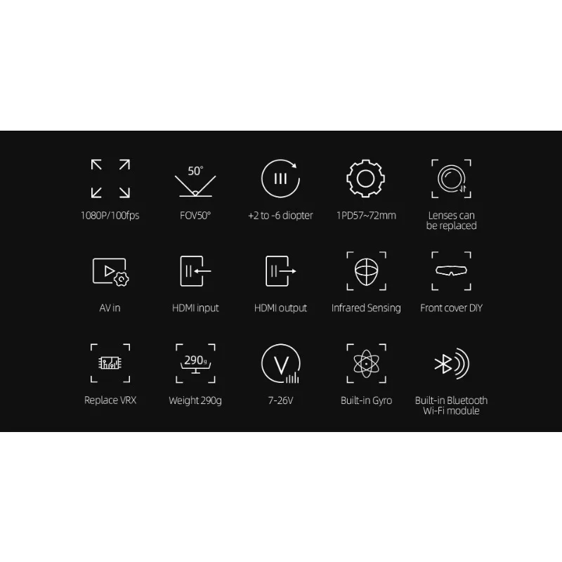 Avatar HD Goggles X 5.8GHz Ste - Fpv Goggles Avatar Hd Receiver review and price