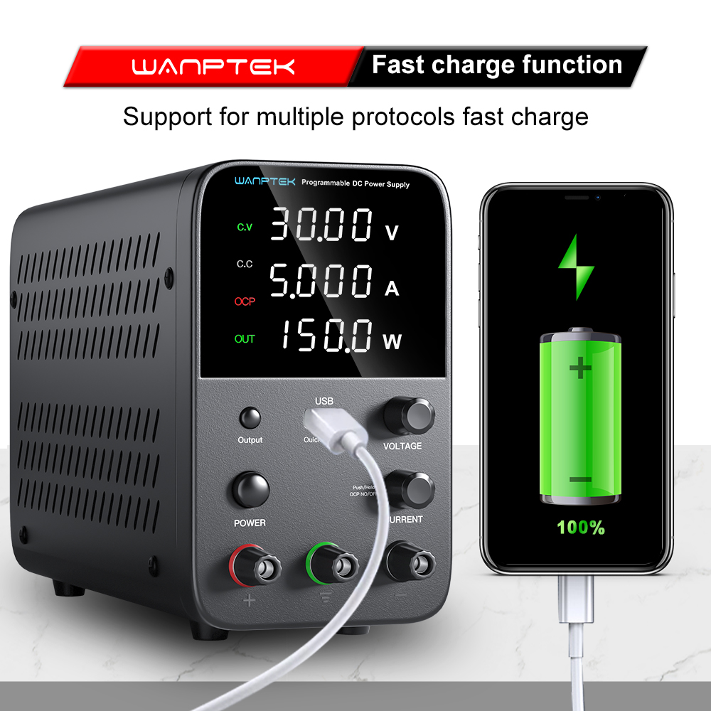 Wanptek Laboratory Power Suppl - Programmable Dc Power Supply 60V 5A review and price