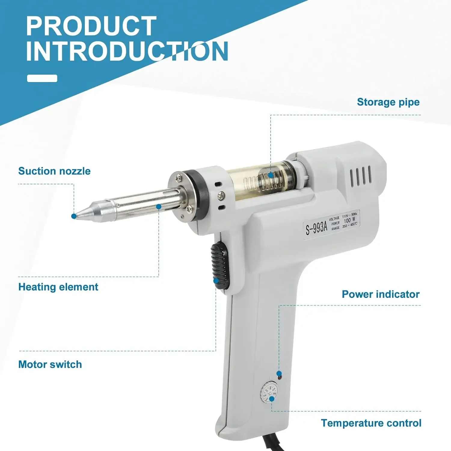 S-998P Double-pump Electric De - Desoldering Gun Vacuum Electric review and price