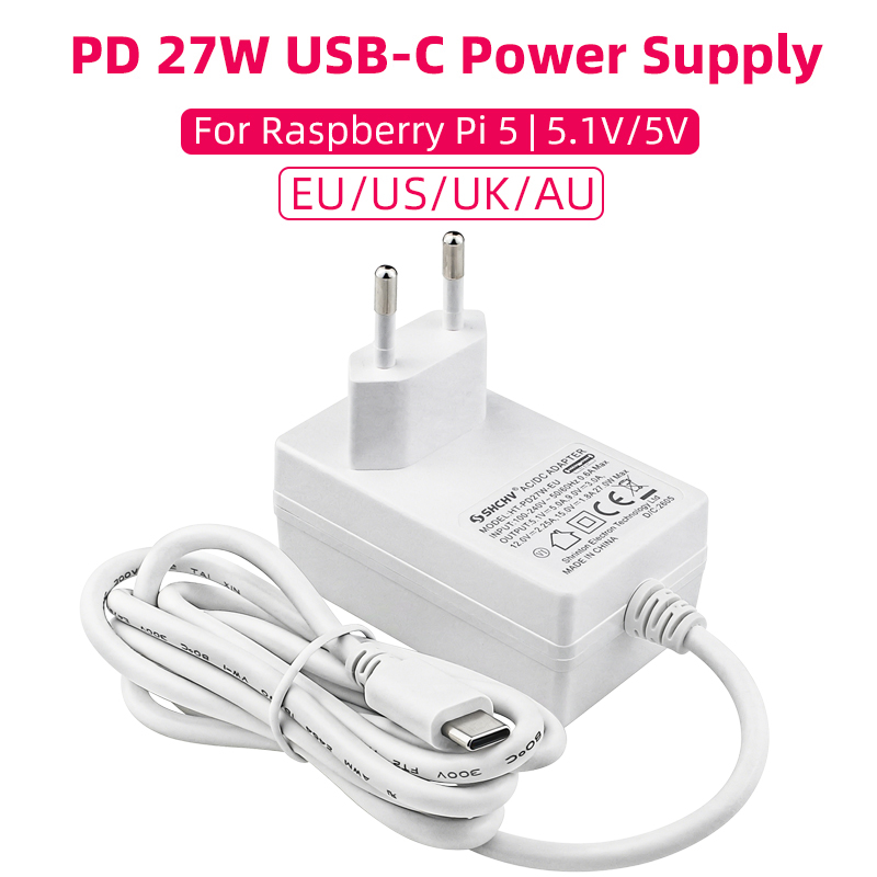 PD 27W Raspberry Pi 5 5.1V 5A  - Banana Pi Bpi-M5 review and price