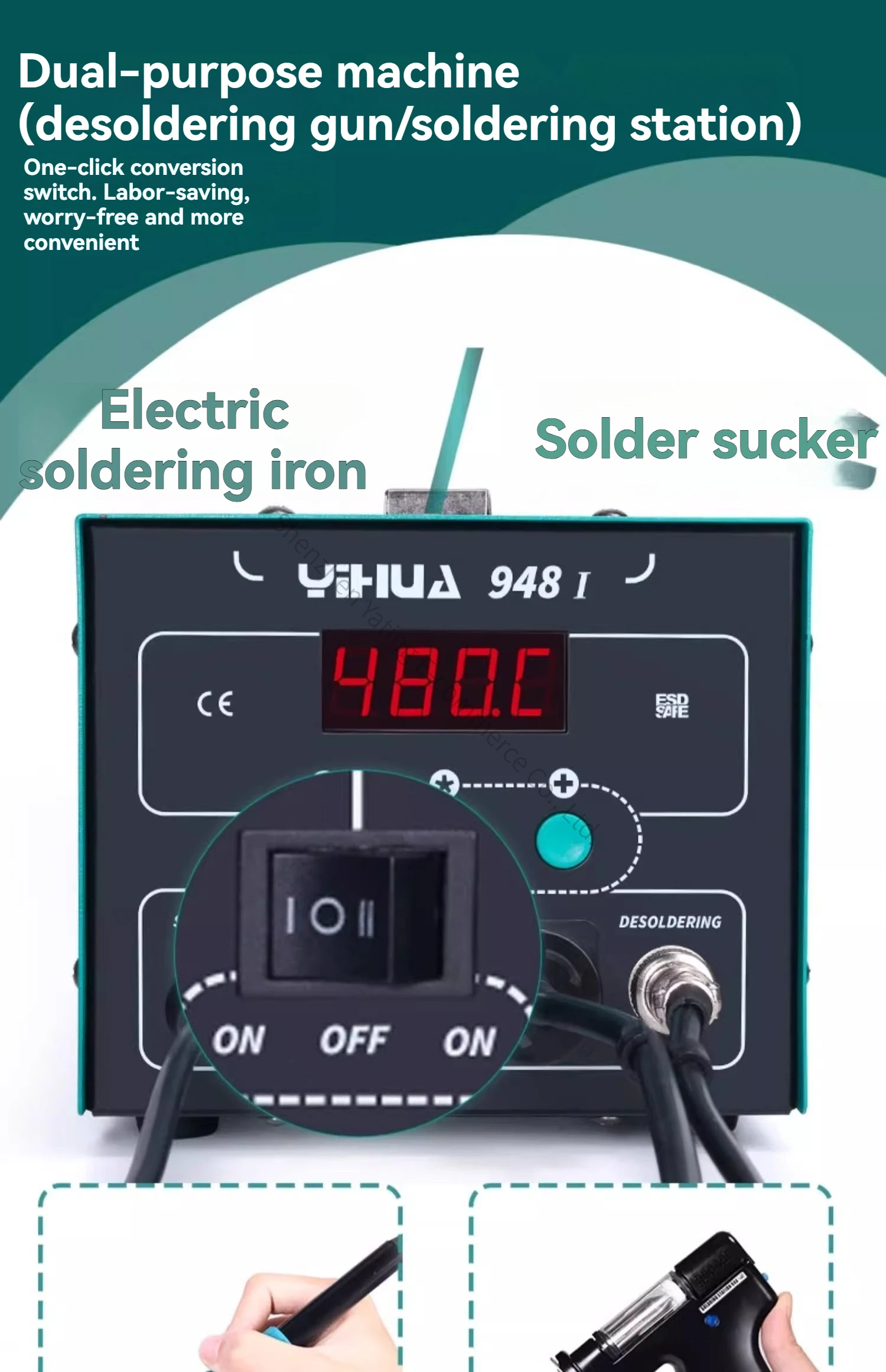 New 948-I Automatic Electric D - Desoldering Gun Vacuum Electric review and price