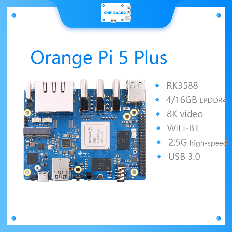 Orange Pi 5 Plus  Single Board - Orange Pi 5 Plus 16Gb review and price