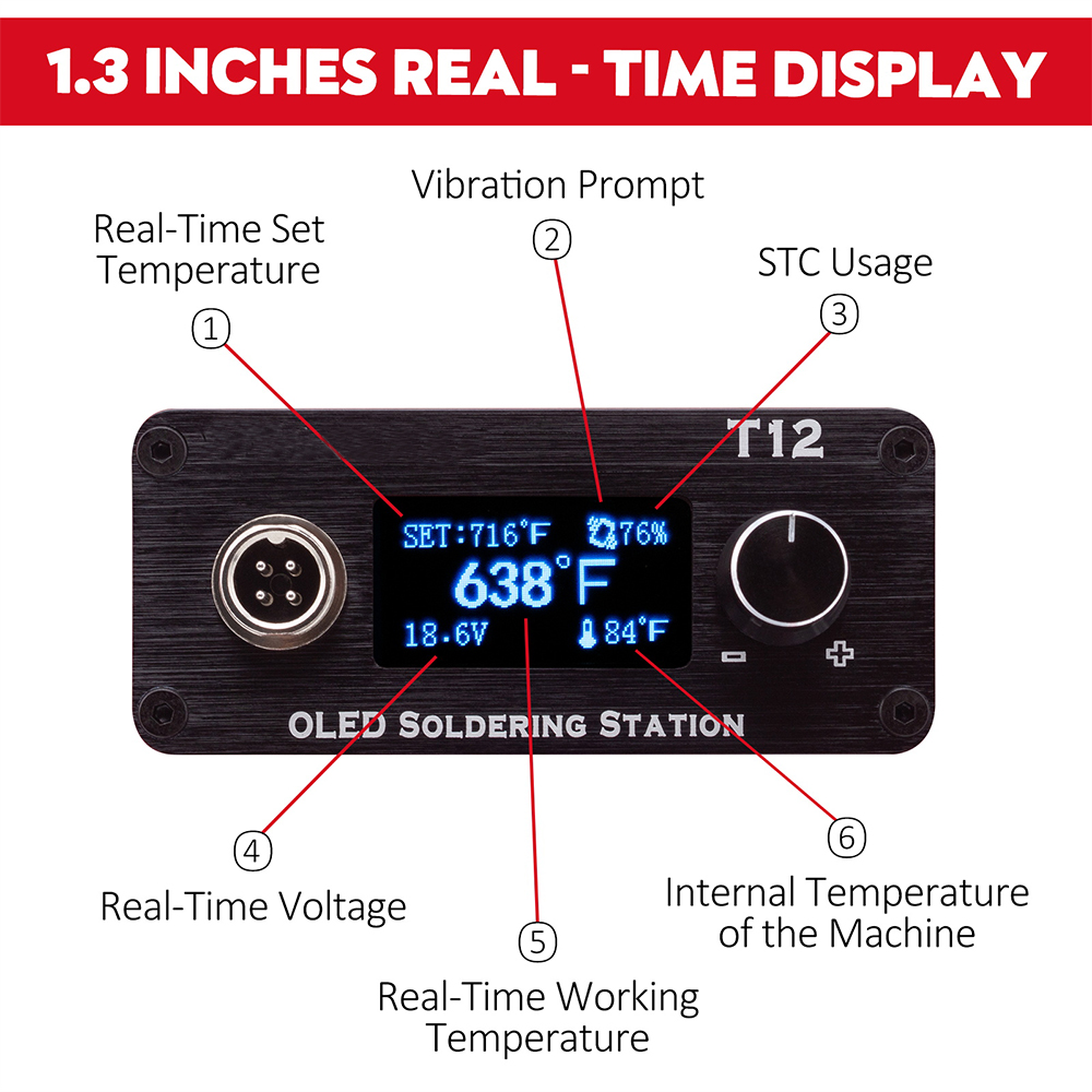OLED T12 Soldering Iron Statio - Soldering Station T12 Oled review and price