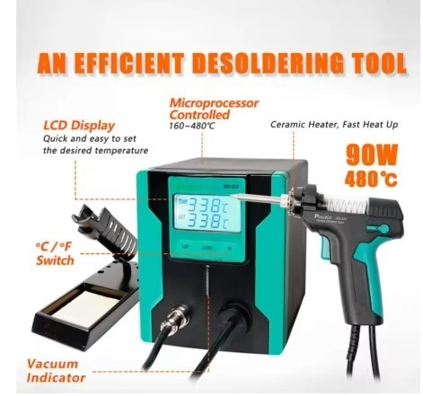 ESD Safe SS-331H Digital Elect - Desoldering Gun Vacuum Electric review and price