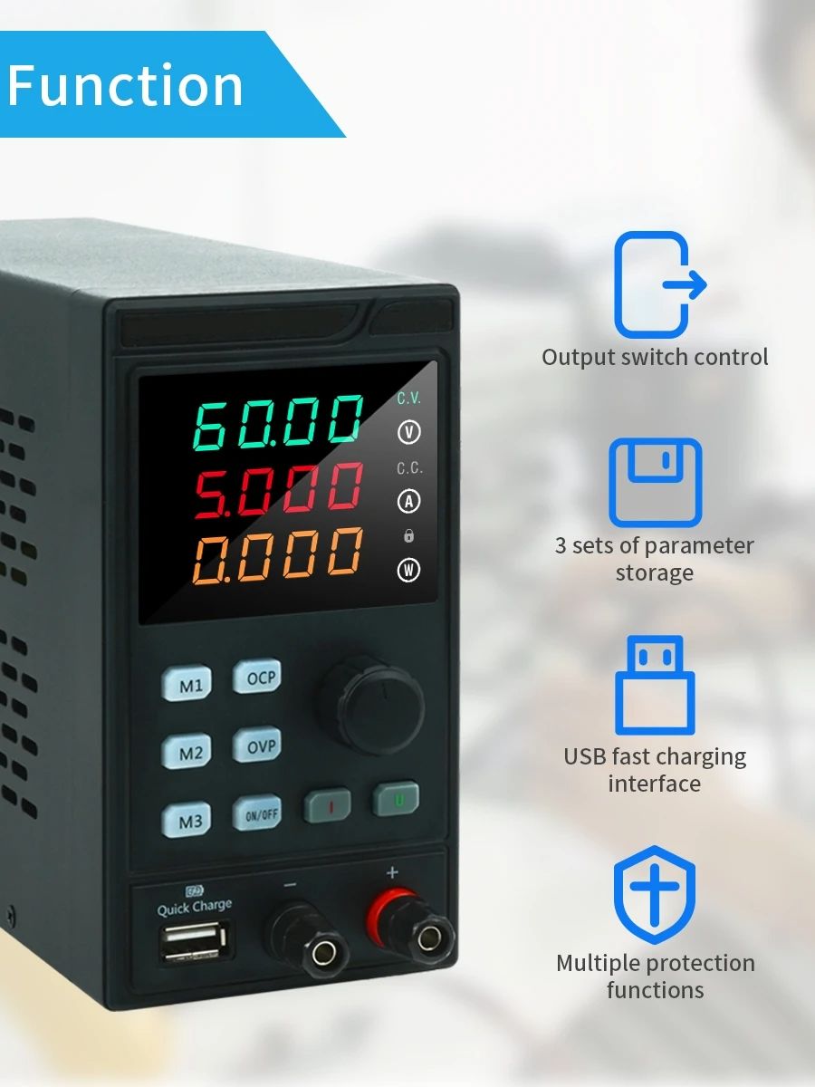 MYAMI 30V 32V 10A with USB/RS4 - Programmable Dc Power Supply 60V 5A review and price