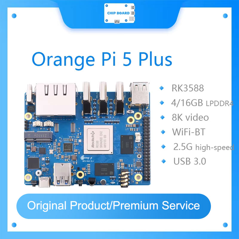 Orange Pi 5 Plus  Single Board - Orange Pi 5 Plus 16Gb review and price