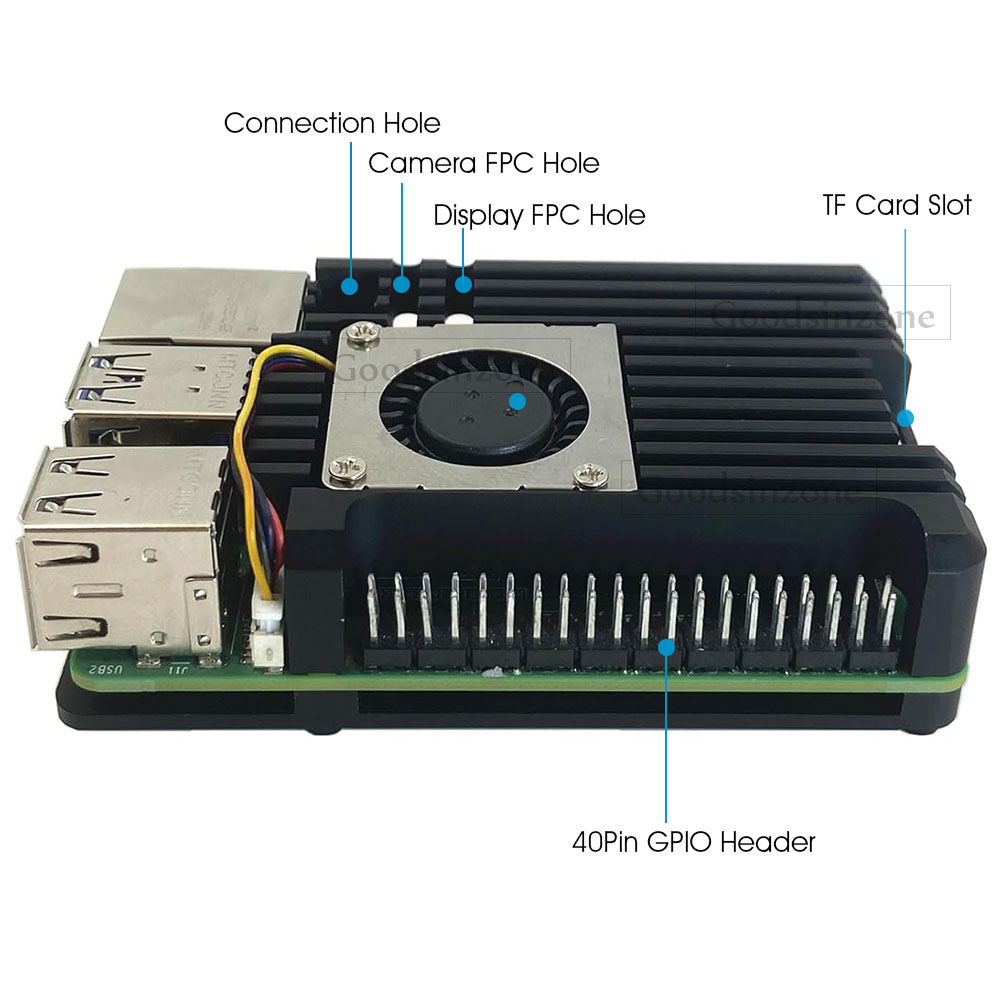 Raspberry Pi 5 Aluminum Alloy  - Raspberry Pi 5 8Gb Kit review and price