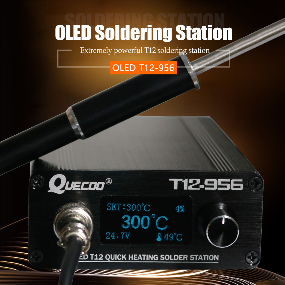 QUECOO T12-956 Soldering Digit - Soldering Station T12 Oled review and price