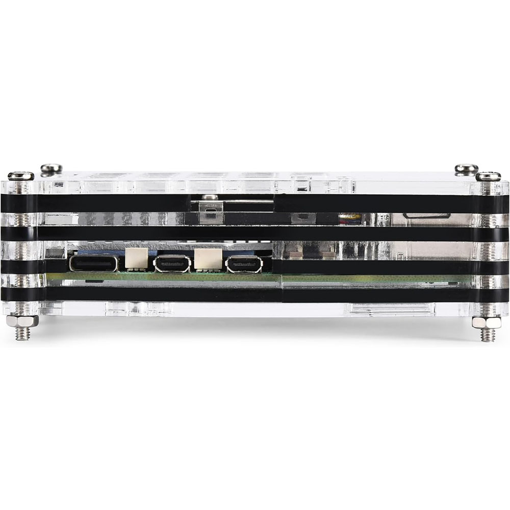 Acrylic Case with Active Coole - Raspberry Pi 5 8Gb Kit review and price
